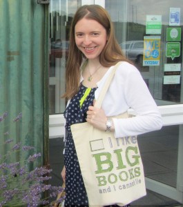 Outside Bookbarn International, July 2015.