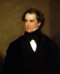 Nathaniel Hawthorne in 1840 (from Wikimedia Commons).