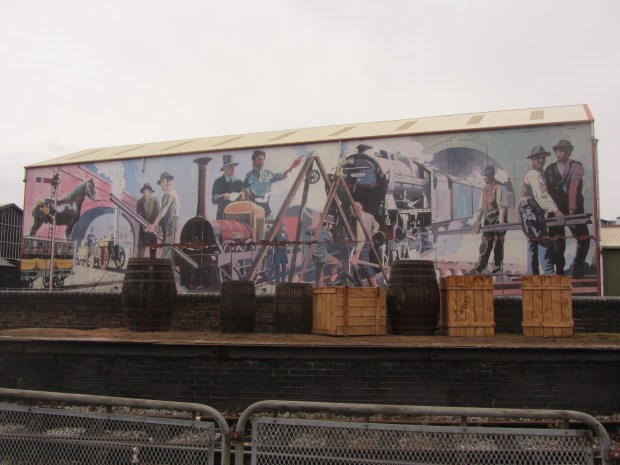 A mural at the Museum of Science and Industry.