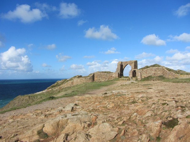 Grosnez Castle, a 14th-century ruin. Photo by Chris Foster.